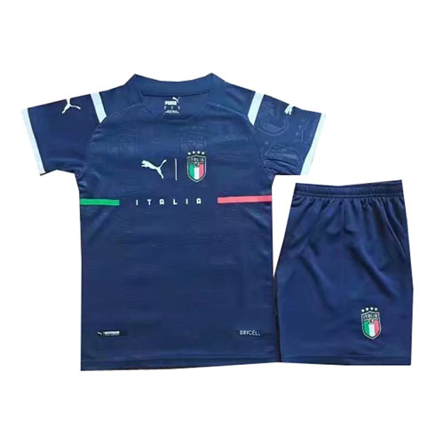 Maillot Football Italie Gardien Enfant 2021 Bleu
